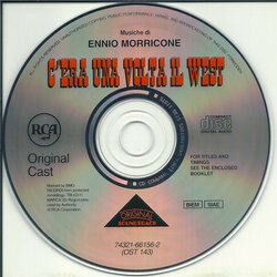 C'era una Volta il West Soundtrack (Ennio Morricone) - cd-inlay