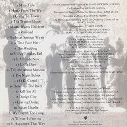 Wyatt Earp Soundtrack (James Newton Howard) - cd-inlay