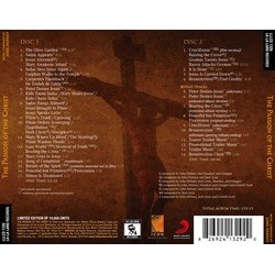 The Passion of the Christ Soundtrack (John Debney) - CD Achterzijde