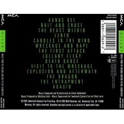 Alien Soundtrack (Elliot Goldenthal) - CD Achterzijde