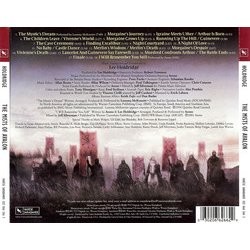 The Mists of Avalon Soundtrack (Lee Holdridge) - CD Achterzijde