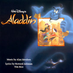 Aladdin Soundtrack (Various Artists, Howard Ashman, Alan Menken, Tim Rice) - CD cover