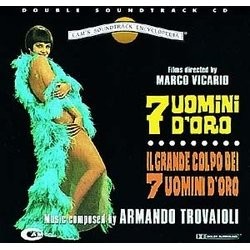 Sette Uomini d'Oro / Il Grande Colpo dei sette Uomini d'Oro Soundtrack (Armando Trovajoli) - CD cover